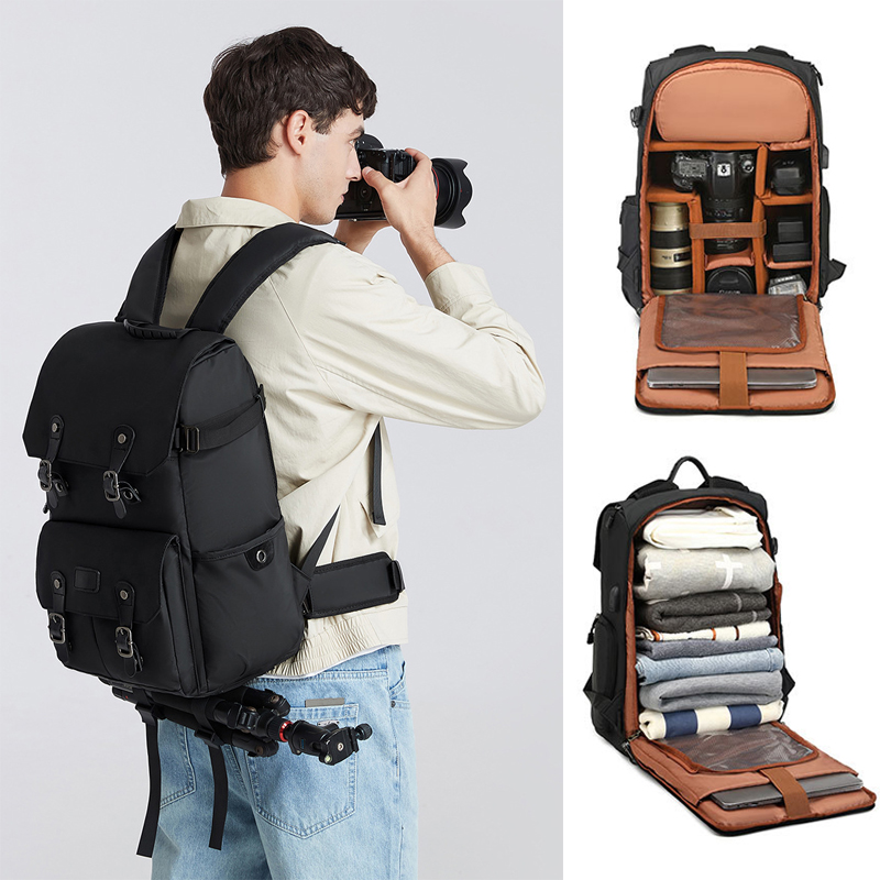 Drone Camera Case - 방수 DSLR 카메라 배낭 야외 대용량